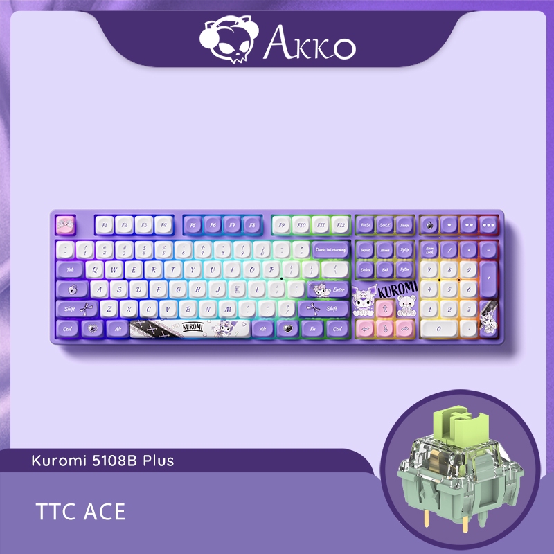 Akko Kuromi 5108B Plus Hot-swappable Wireless RGB Mechanical