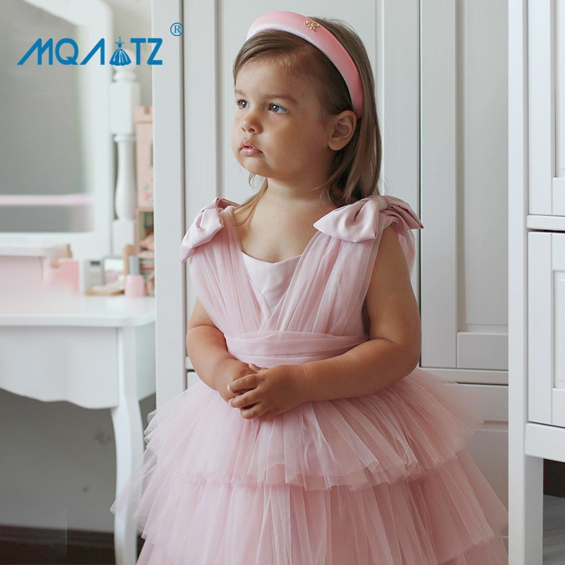 strapless open back dress First Birthday Princess Dress main image 1
