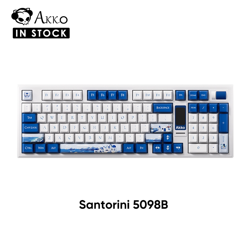 Akko Santorini 5098B Wireless Mechanical Keyboard, First with LCD ...