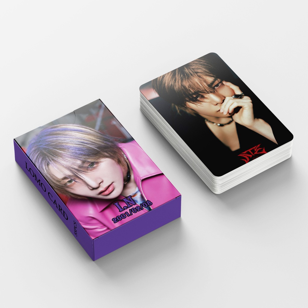 50-119pcs STRAY KIDS ATE Holographic Laser Lomo cards Lose My