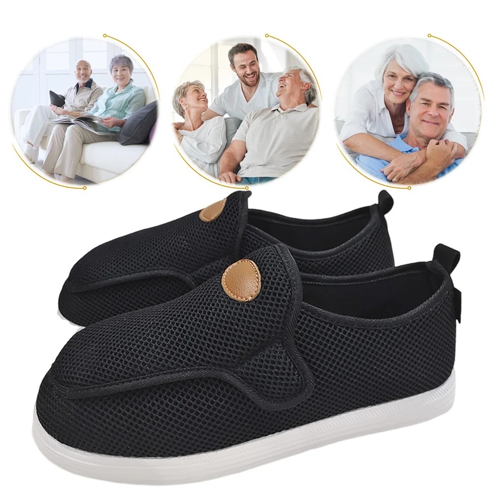 mens house shoes for swollen feet