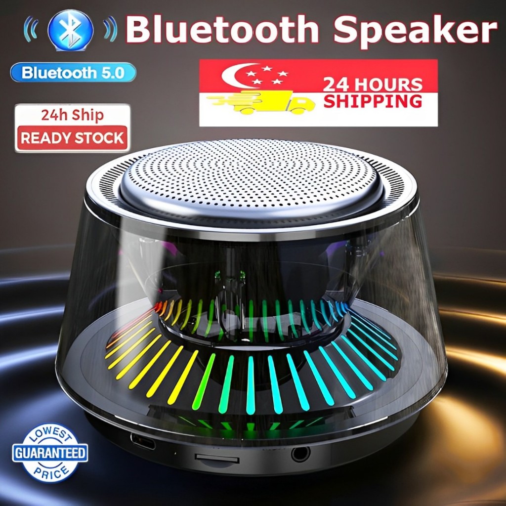 [Ready Stock] MINI Bluetooth Speaker With RGB Mood Lights Wireless ...