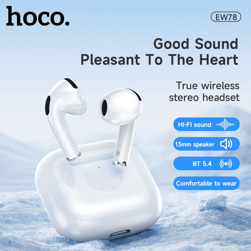 HOCO EW78 TWS True Wireless Headset Bluetooth Earphone With