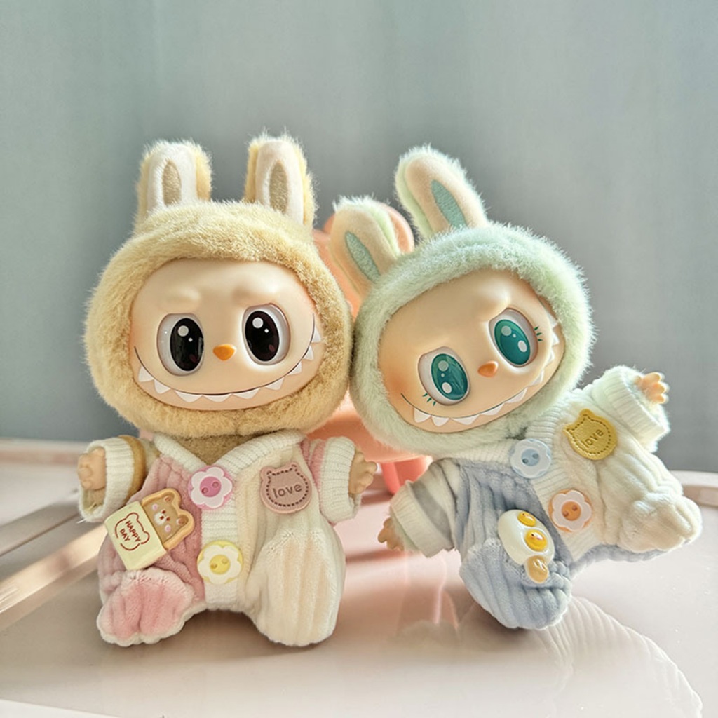 only clothes】Labubu V1/V2 cartoon costume clothes cute sitting party ...