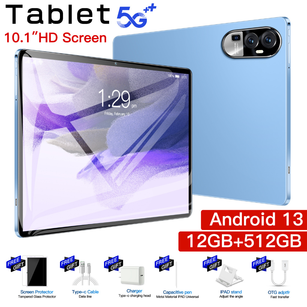 15PRO 4G/5G Smart Tablet 10.1-inch Ultra Clear Full Screen Tablet ...