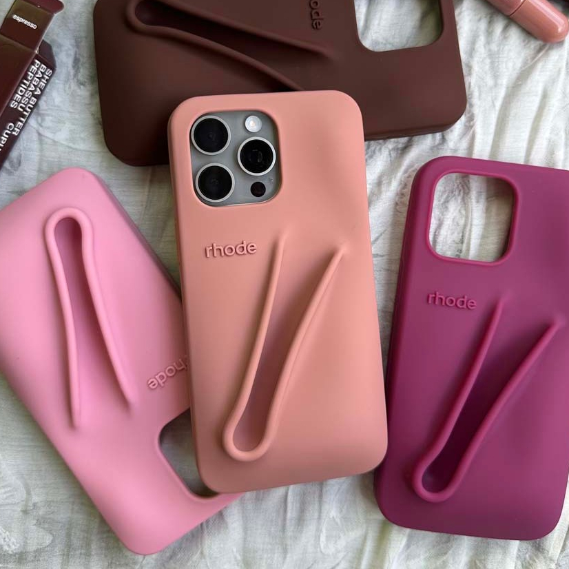 1：1】16ProMax RHODE Hailey Beiber silicone phone case For iPhone