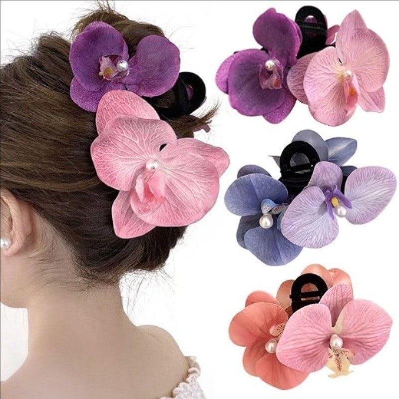 White orchid hairpin – Yandan_Hanfu