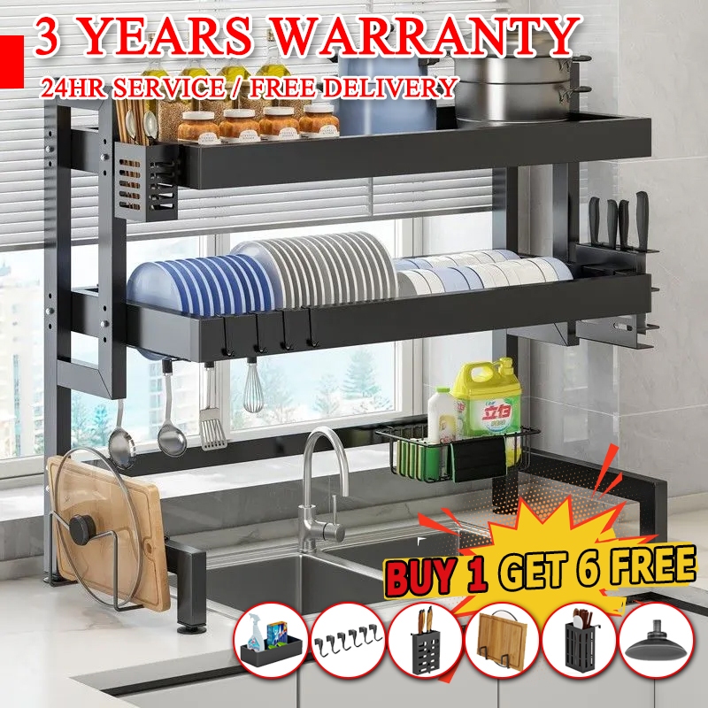 Sink Shelf Dish Rack Kitchen Storage Rack Dish Drain Rack Plate Drain ...
