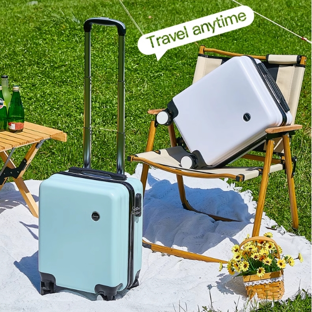 14-Inch Luggage Female Small Lightweight Mini Trolley Case Spring ...