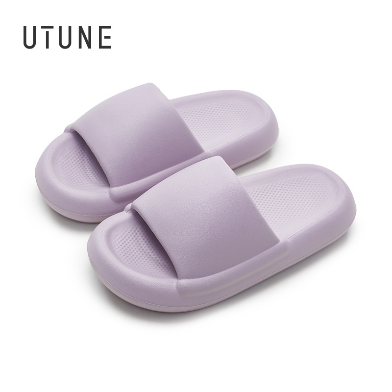 UTUNE Ultra-soft EVA Indoor Outdoor Slippers for Women Men Thick