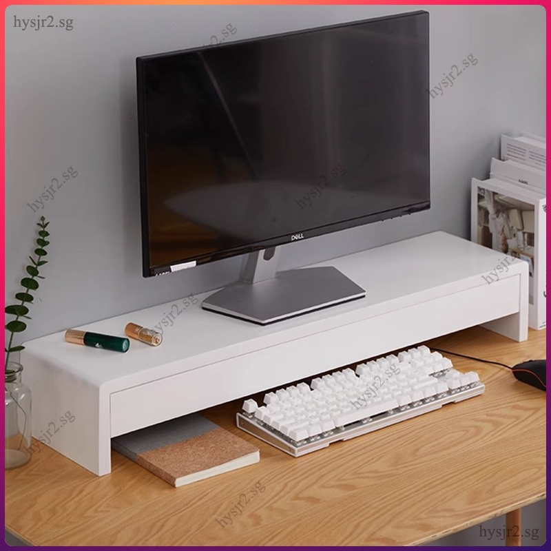 Computer Riser Desktop Monitor Stand Office Desk Top Lengthened Storage ...
