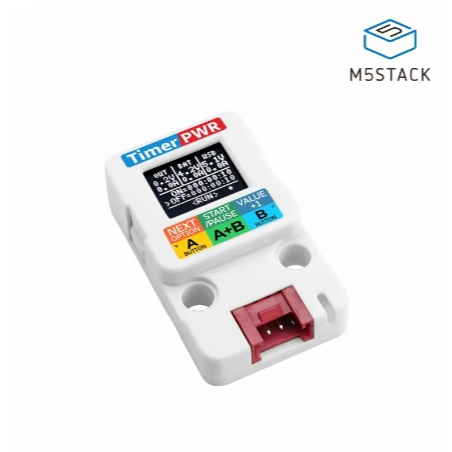M5Stack TimerPWR Unit Timer Power Unit w/ OLED Display (INA3221 ...