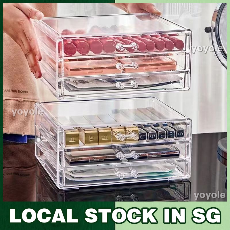 Desktop Drawer Organizer Drawer Organiser Stackable Makeup Box ...