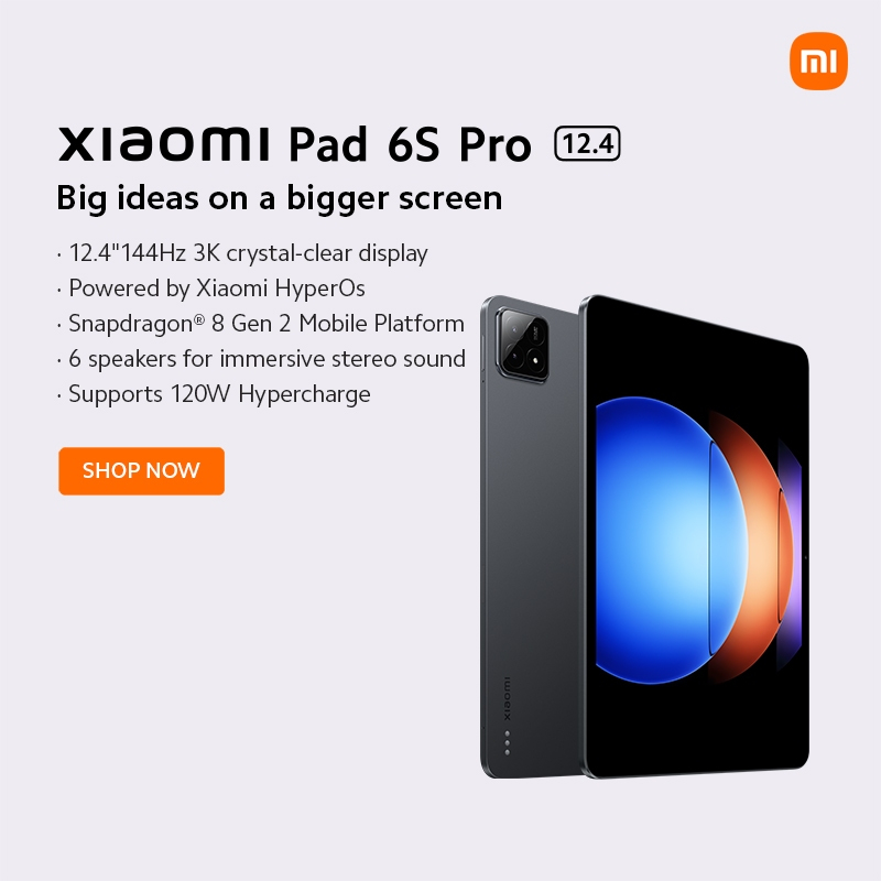 Xiaomi Pad 6S Pro 8+256GB/12+512GB, 1 year local warranty | Shopee