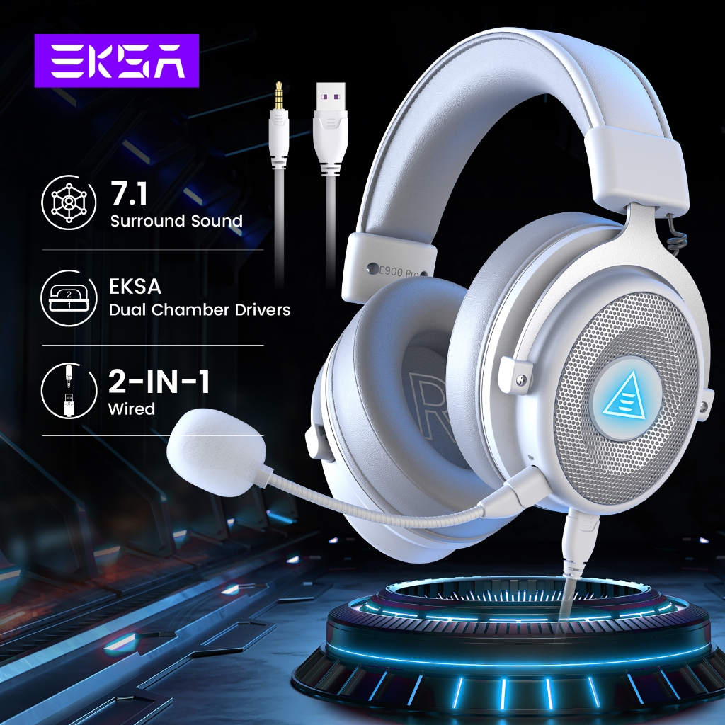 EKSA E900 PRO Upgraded PC Gaming Headphones With Microphone