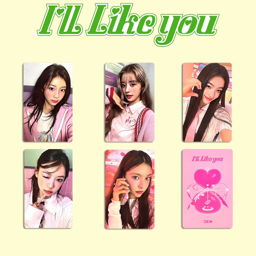 Illit Photocard Album I'LL LIKE YOU Random Card Photocard Magnetic