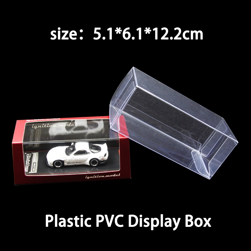 Clear Plastic Box For Ignition Model 1/64 Model Display PVC Box With ...