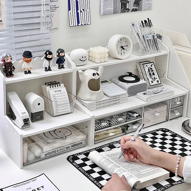 LORDWEY Cosmetics storage rack desk organize rack heightening rack ...