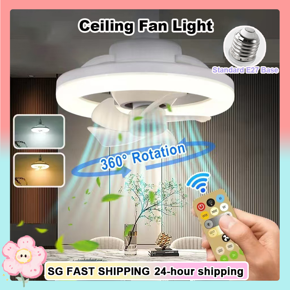 Ceiling Fans With Lights, 48 Inch Low Profile Ceiling Fan With Light And Remote Control, Flush Mount, Reversible Motor, Dimmable, Noiseless, White Ceiling Fan For Bedroom, Indoor/Outdoor Use
