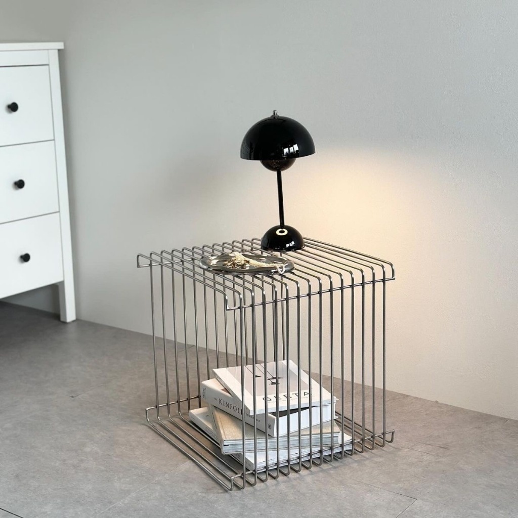 Nordic Style Bookshelf Newspaper Rack Magazine Rack A Small Coffee ...