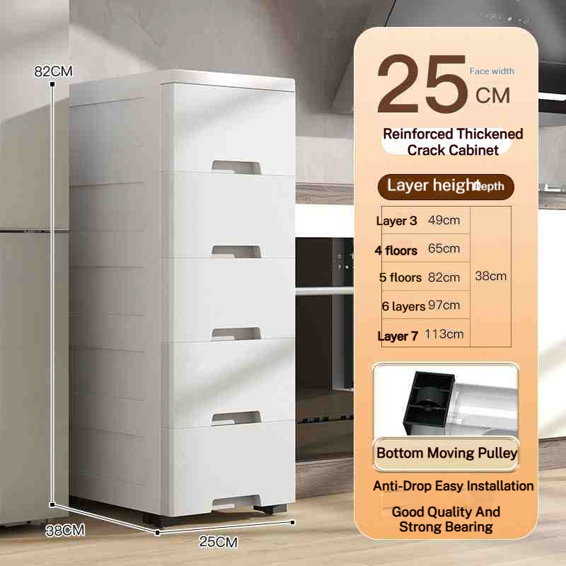 Ssr Slim Plastic Drawer Gap Plastic Drawer Cabinet Bathroom Cabinet ...