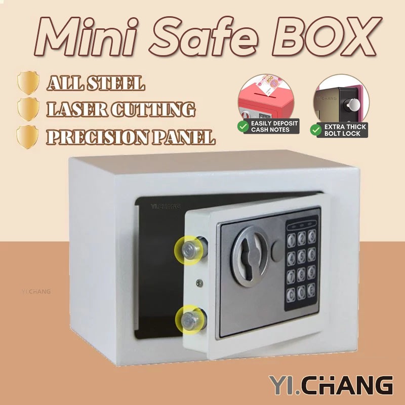 YICHANG Mini Digital Safe Box / Personal Safe Box (With Money Slot ...