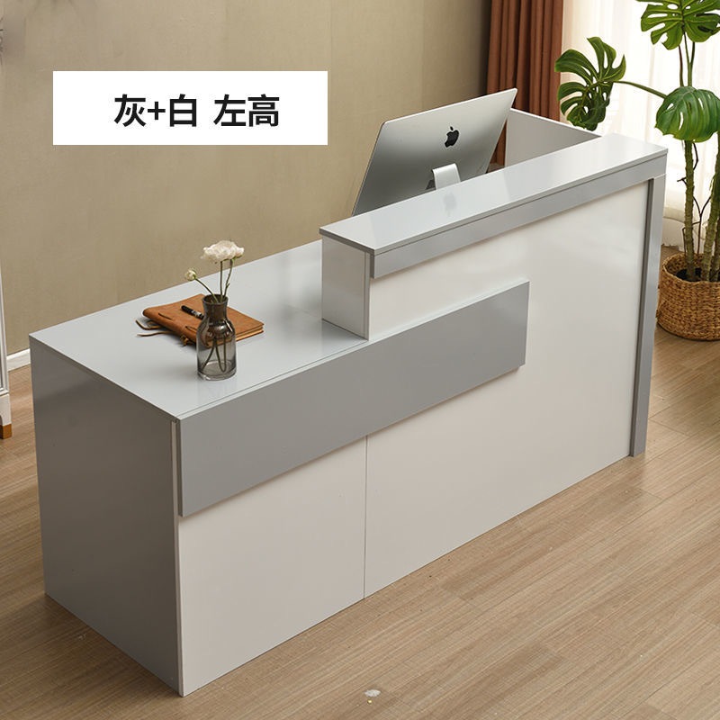Modern reception desk corner bar consultation hotel beauty salon ...