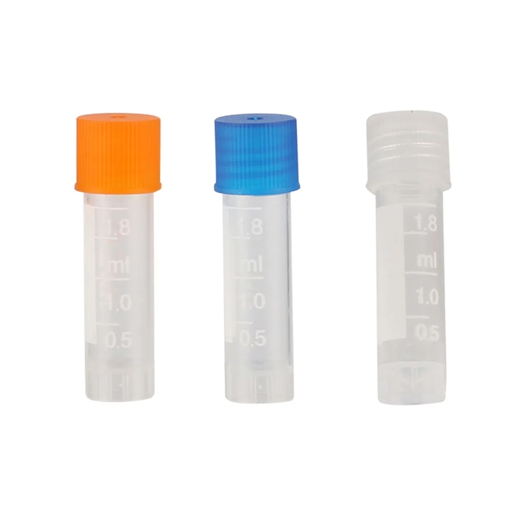 30/50Pcs 1.8ml Analysis Freezing Tubes Plastic Test Tubes Vials Seal ...