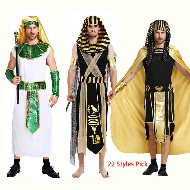PGOND Egyptian Pharaoh Costume For Kids - King Tut Role Play Outfit