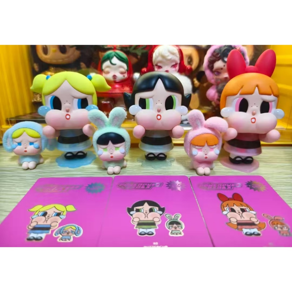 Official original POPMART crybaby × THE POWERPUFF GIRLS Official original POPMART crybaby × THE POWERPUFF GIRLS