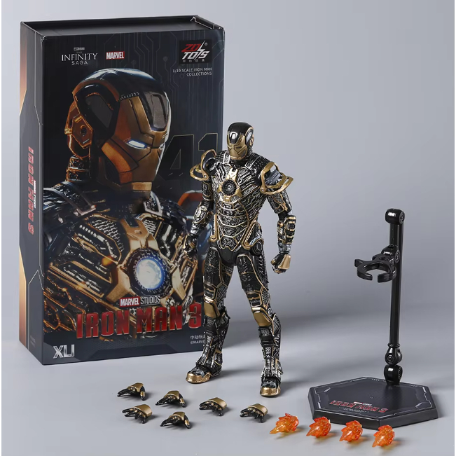 ZD Toys genuine Marvel Avengers Iron Man all series Action Figure