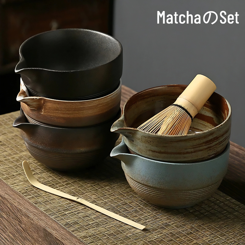 Chawan Matcha Blu Scuro Ciotola Matcha Chawan Ceramica 300ml | Per Tè Verde Tradizionale Giapponese | Finitura Lucida Opaca Bowl Matcha Tradizionale Giapponese - 6