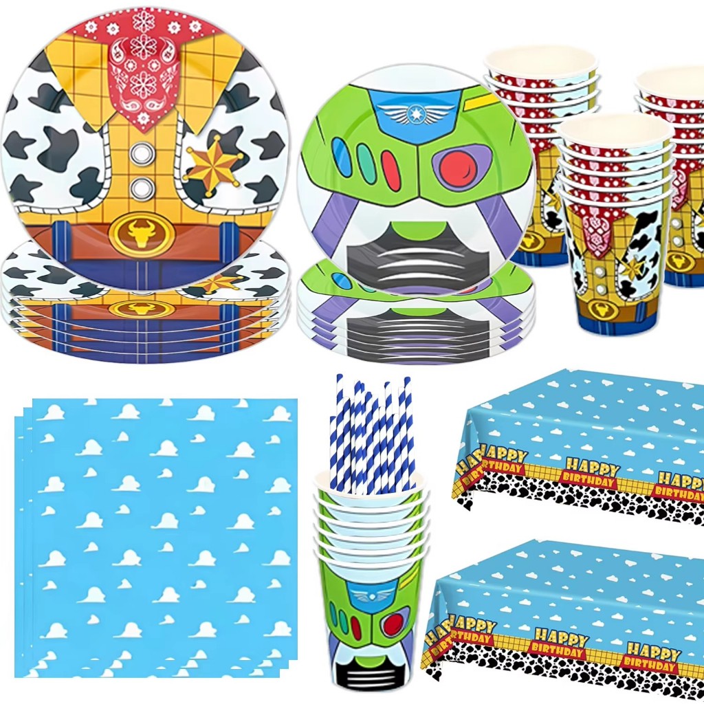 Toy Story Birthday Party Decoration Buzz Lightyear Balloon Tableware