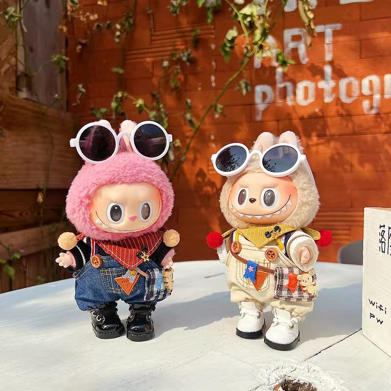 (Only Clothes) Labubu Clothes V1V2 Labubu Doll Accessories Happy Rat ...