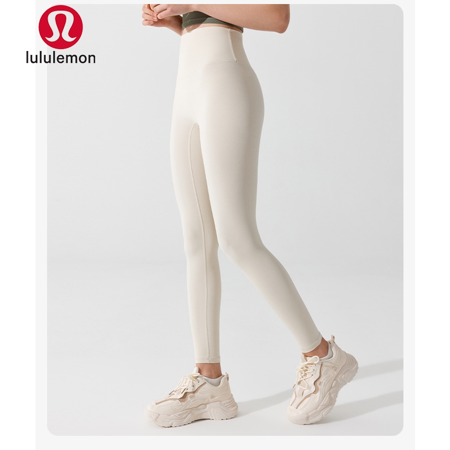 Sports Leggings Nude Feeling Pocket Lulu Yoga Fitness Pants