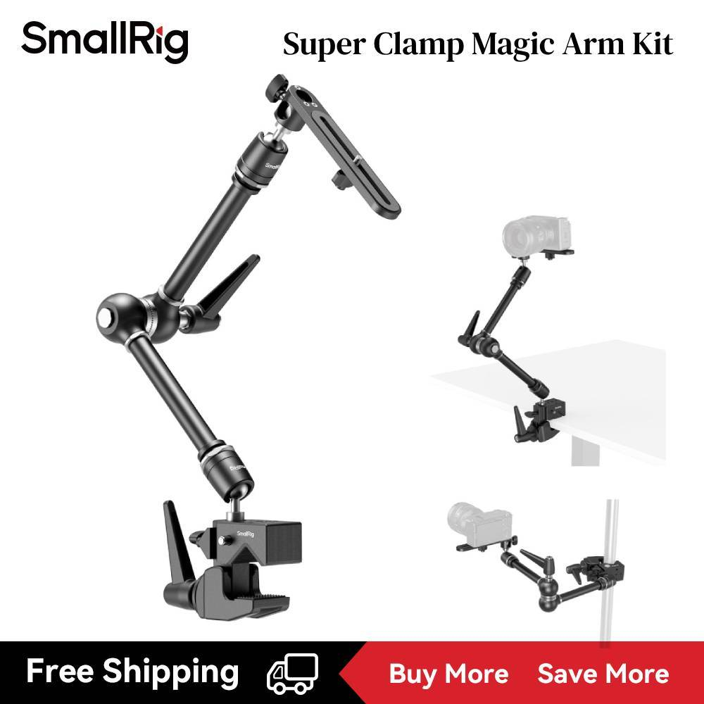 SmallRig Friction Magic Arm Camera Mount with Super Clamp and Platform ...
