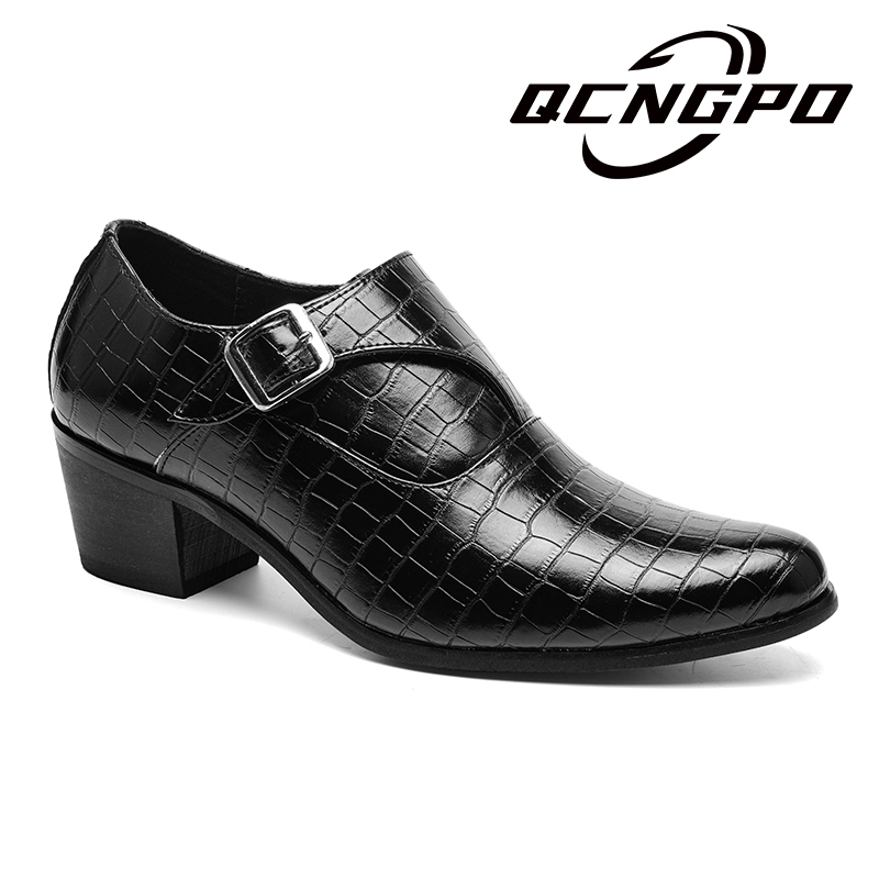 Man Dress shoes Formal Wedding Pointed Toe Career Office Increase