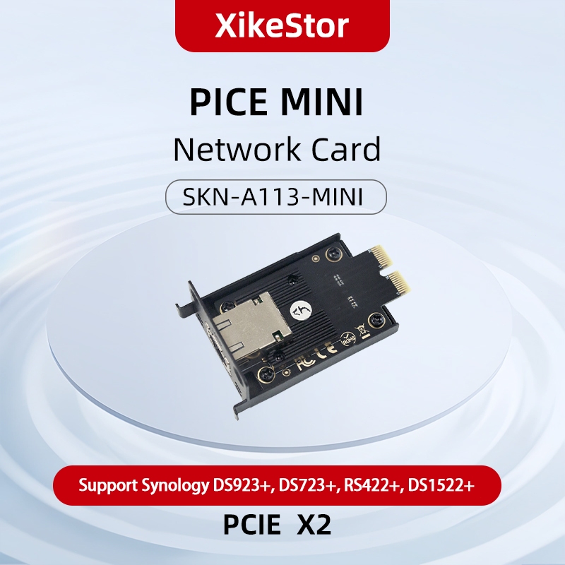 XikeStor 10G PCIE Mini Network Card 10GbE RJ45 Network Upgrade Module ...