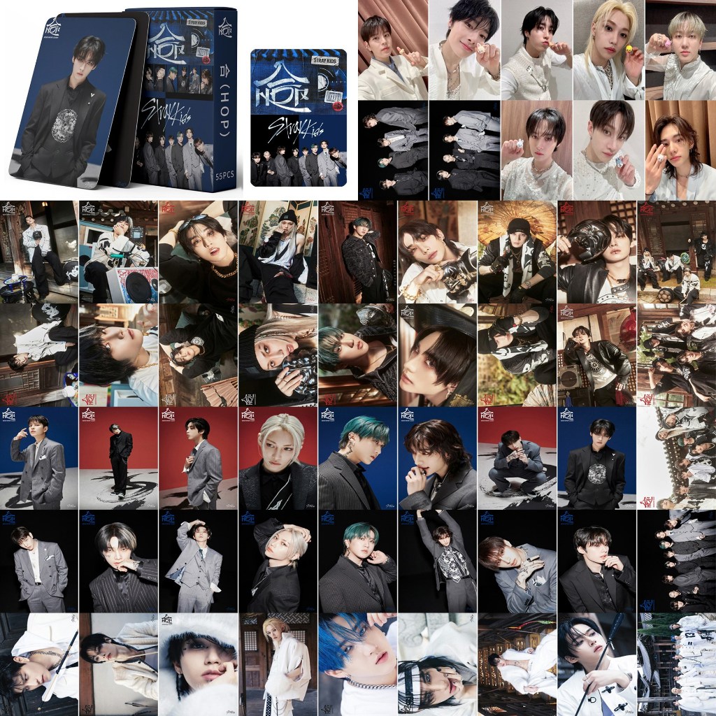 8-11pcs/set STRAY KIDS SKZ HOP Photocards MAXIDENT PC Version Lomo