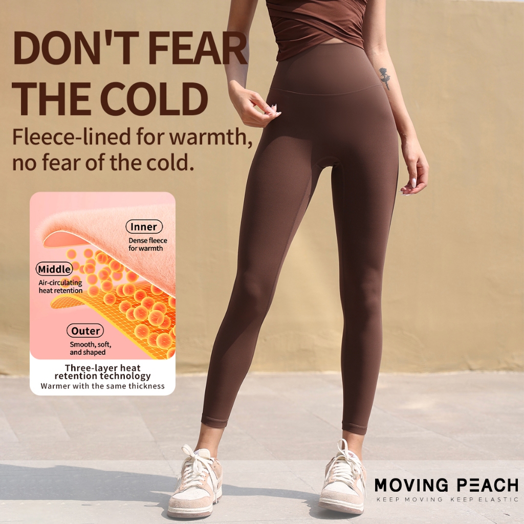 Fleece lined s shaped leggings clearance