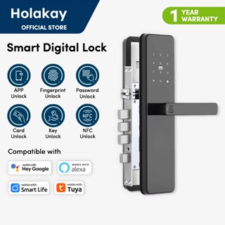 Tuya Wifi Electronic Smart Door Lock With Biometric Fingerprint   Smart 