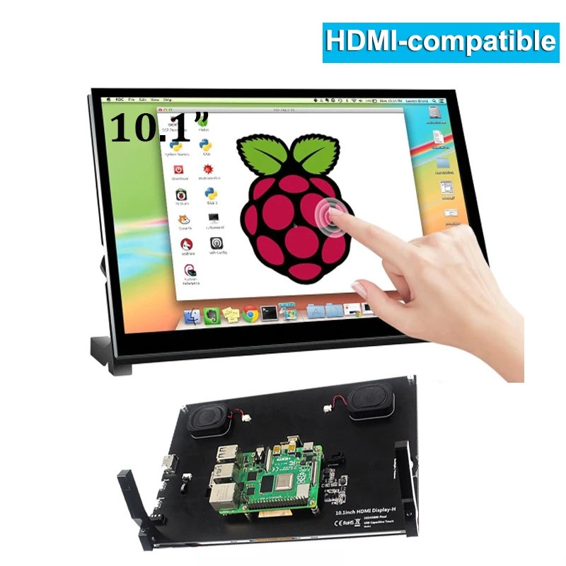 Raspberry Pi 5 10.1 inch IPS Touch Screen LCD Display 10.1
