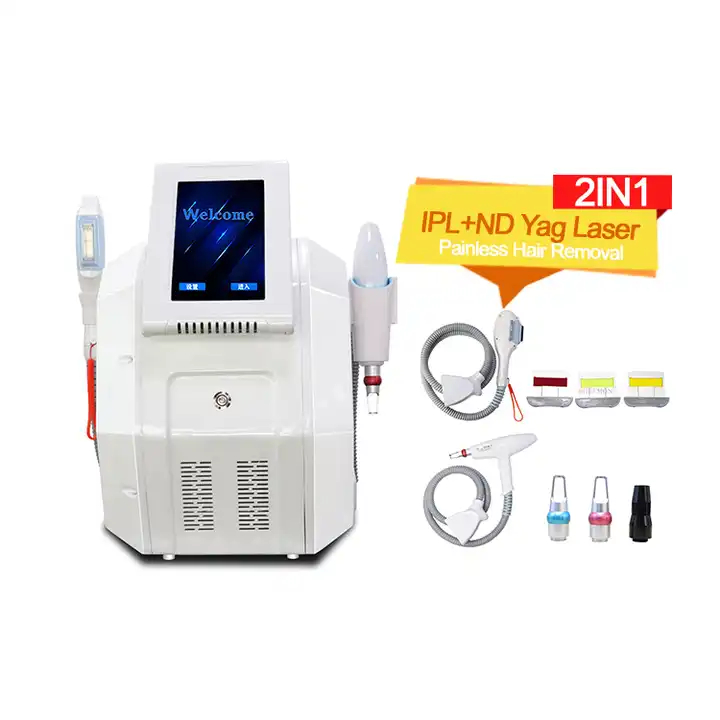 IPL Nd Yag Laser Hair Tattoo Remove Painless Permanent Skin