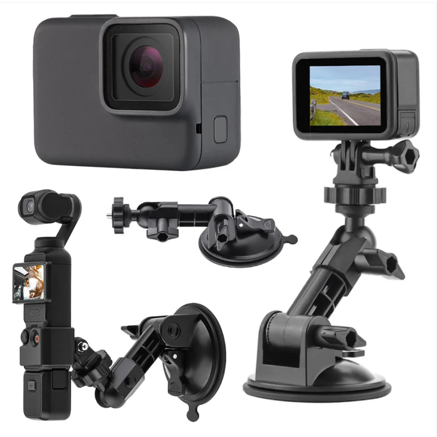 PULUZ Quick Release Base Mount For DJI Osmo Action 5 Pro 4 3, Magnetic