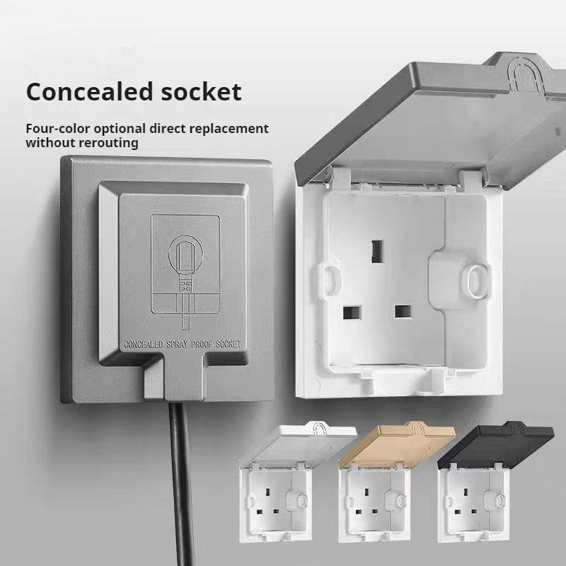 Type 86 British Embedded Type 13A Socket Panel Invisible Hidden Type ...