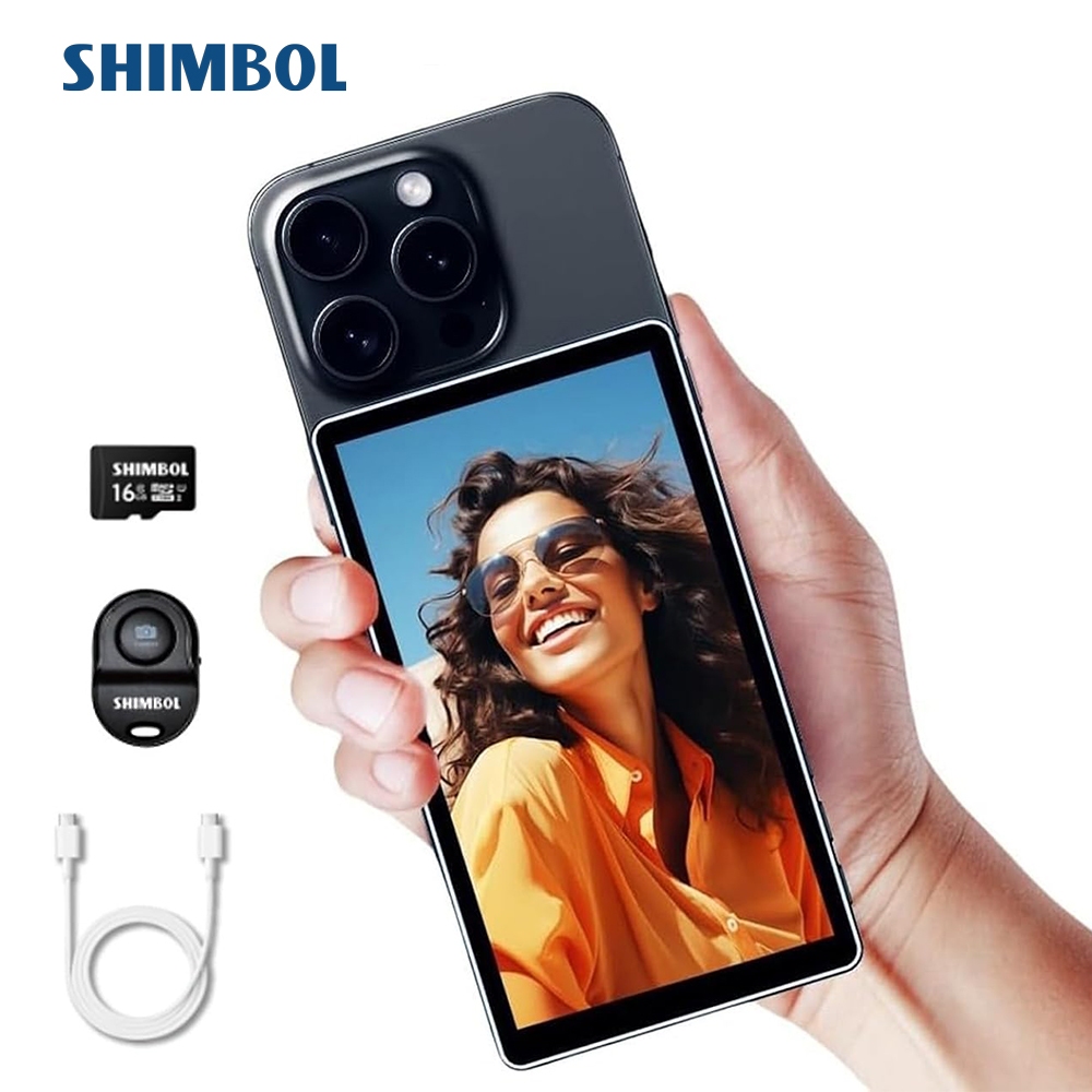 SHIMBOL CP5 Mini 2 Selfie Monitor - Externes Display Für Smartphone Rückkamera Vlogging
