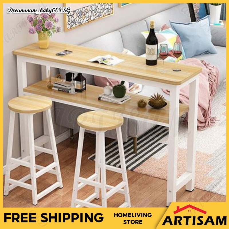 ARTISAM Bar Table Household High Bar Table Simple Bar Table | Shopee ...