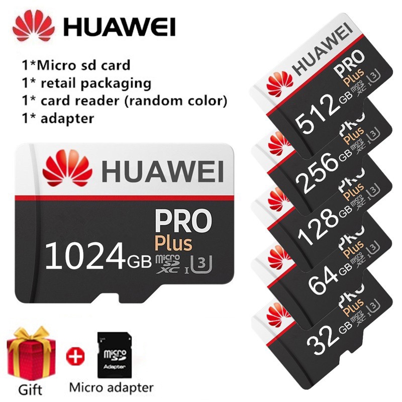 Huawei Micro Class10 SD Card 1024GB 512GB 256GB 128GB Micro TF