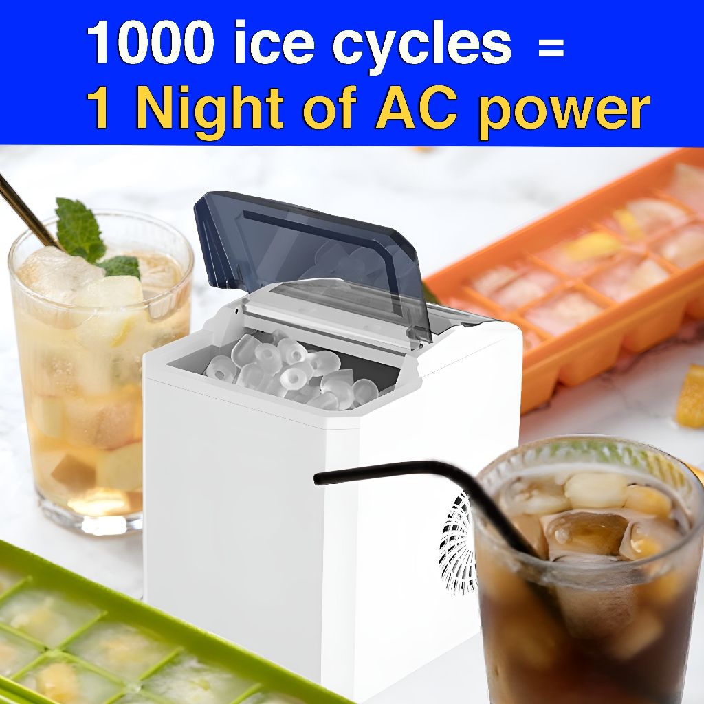 ICYSUMMER Ice maker Electric Function ice making speed 12KG/24H ...