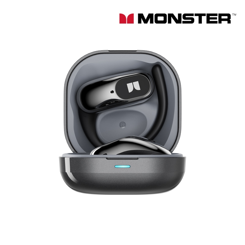 Monster MQO36 Open-Ear AI Translation Bluetooth Earphone Noise Reduction Surround Sound Quality | Shopee Singapore
